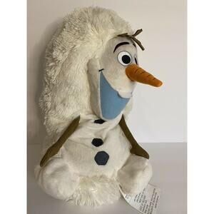 Disney Olaf Frozen Hide Away Pets Pillow Frozen Plush Polyester White 14"